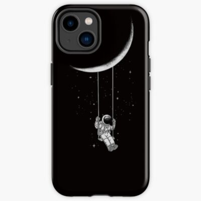 Astronaut On A Space Swing Iphone Case