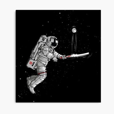 Space Cricket Under Distant Stars Poster