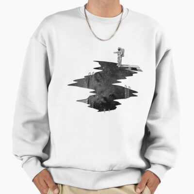 Space Diving Cosmic Exploration Scene Sweatshirt
