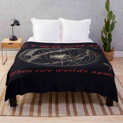 Astronomy Across The Starry Sky Throw Blanket