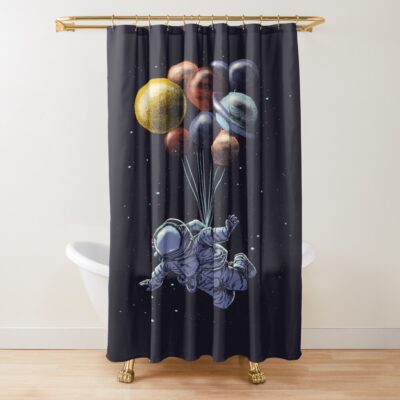 Space Travel Beyond Distant Stars Shower Curtain