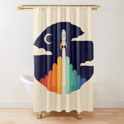 Up Into The Wide Unknown Shower Curtain