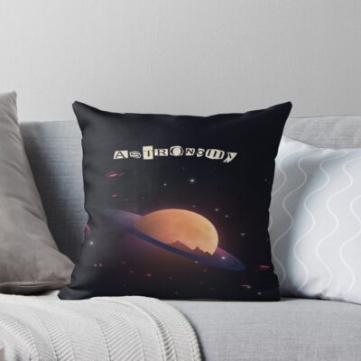 Astronomy Under The Night Sky Throw Pillow