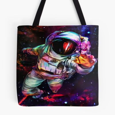 Deep Colour Astronaut In Space Tote Bag
